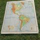 Old school map of the American continent by Vidal Lablache