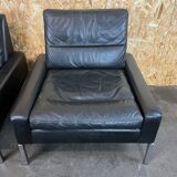60s 70s sofa and 2 armchairs by Hans Peter Piehl for Wilkhahn leather sofa design