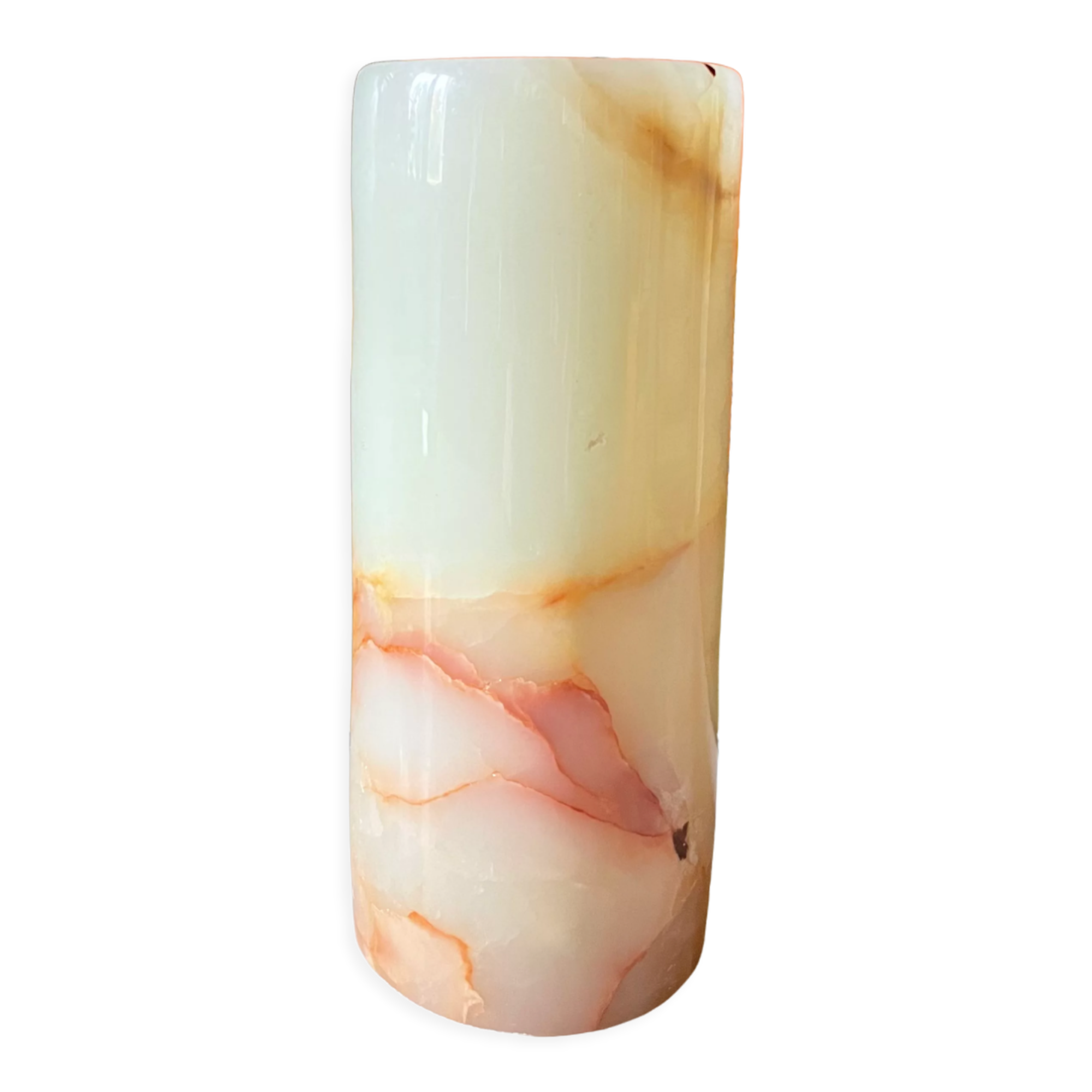 Alabaster roller vase