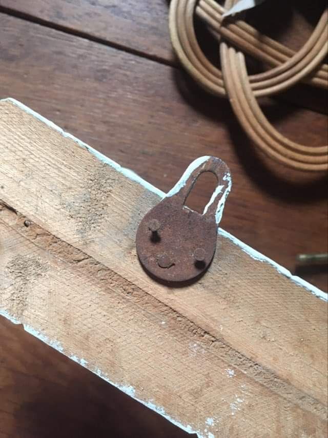 Coat rack bamboo patinated celadon green