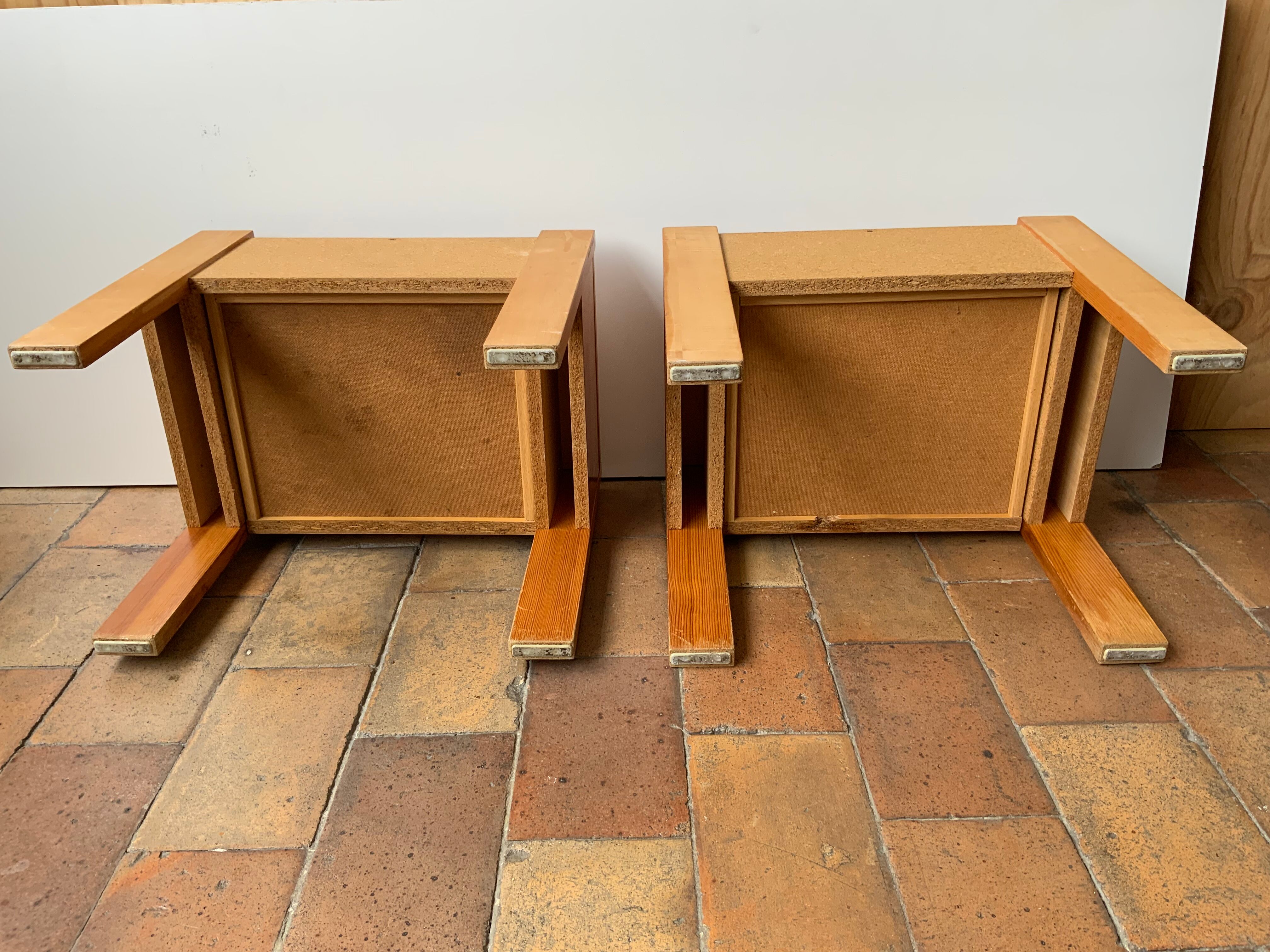 Vintage bedside pair