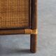 Vintage rattan & woven cane cabinet