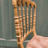 Chiavari chair in gilded wood