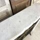Louis XV style fireplace in white marble circa 1900