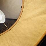 Vintage sisal / jonc de mer pendant light circa 1970's