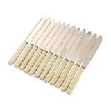 Série de 12 couteaux bakélite