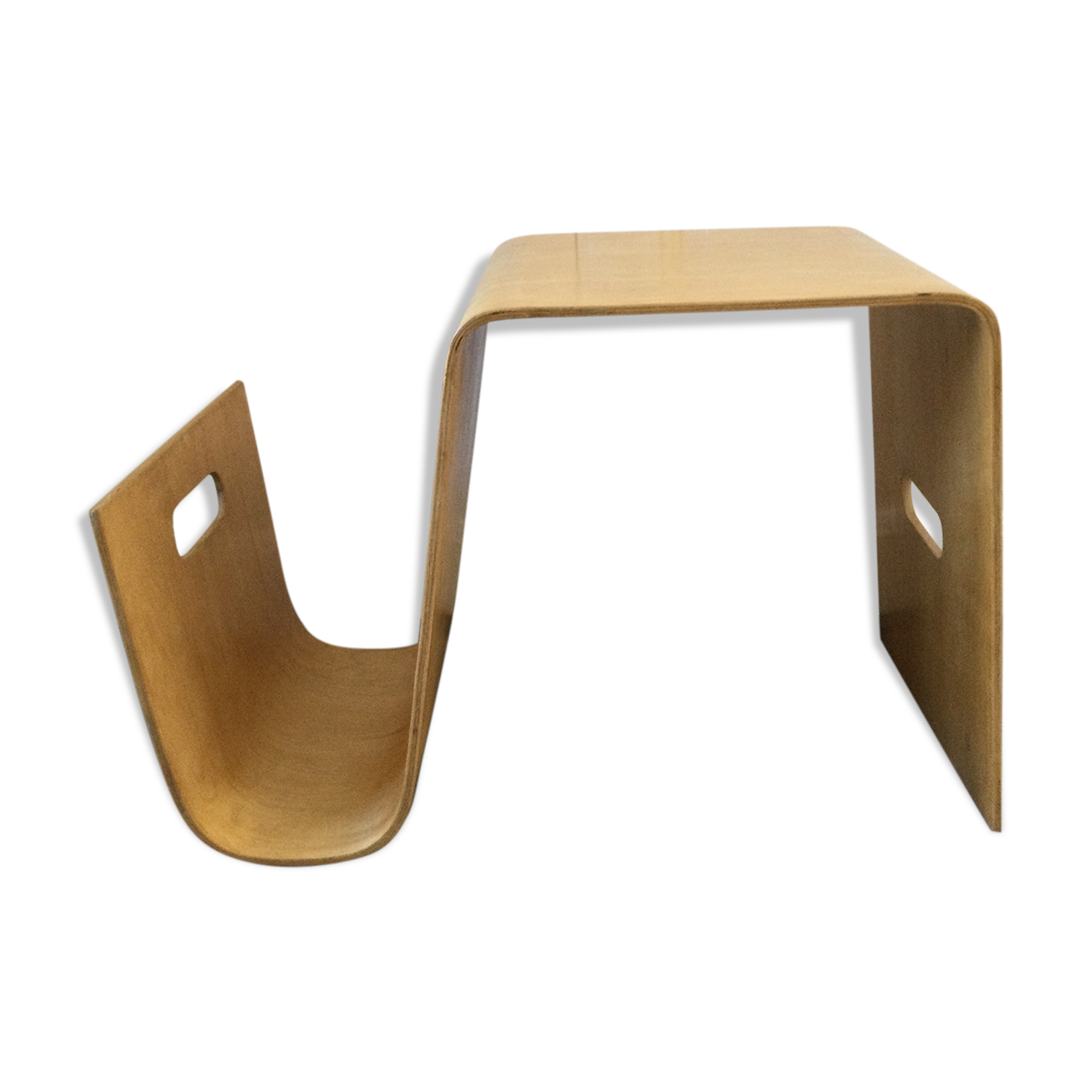 Eric Pfeiffer molded plywood coffee table