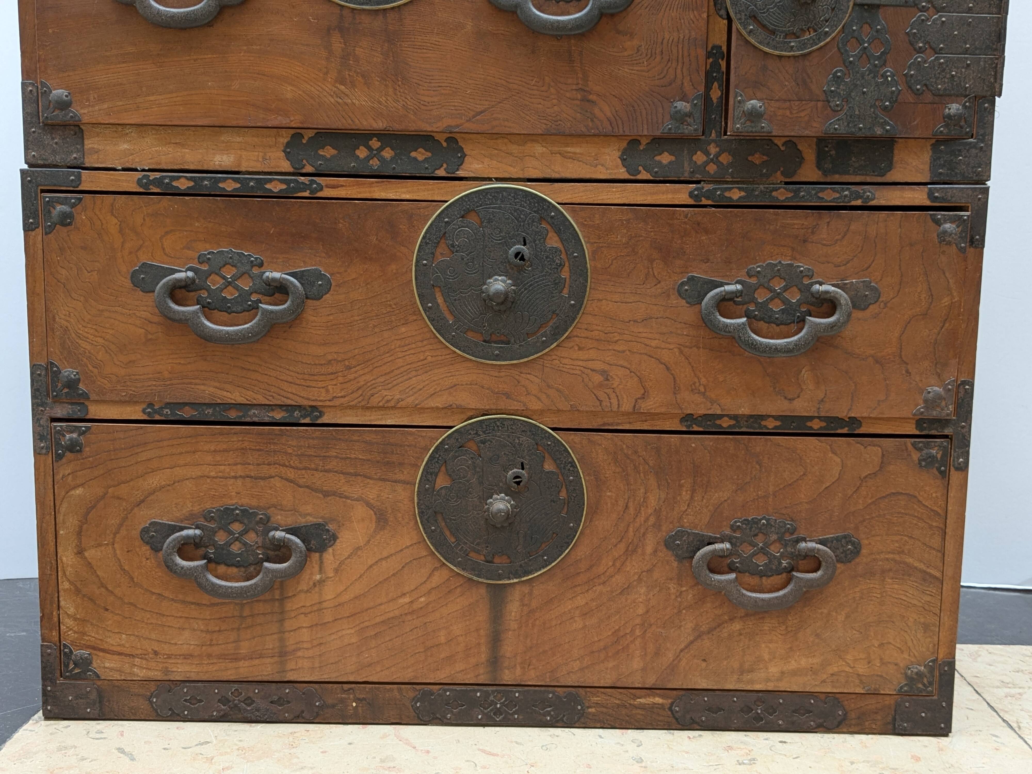 Commode japonaise - tansu - XIXe siècle - ére Meiji