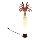 Theo Verhulst 1982 Perspex Palm Floor Lamp