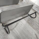 Large vintage metal 3 tier shelf