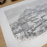Le Puy-en-Velay, Haute-Loire. Printed illustration from 1866.
