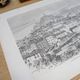 Le Puy-en-Velay, Haute-Loire. Printed illustration from 1866.