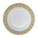 6 plates in limoges porcelain pattern old floral frieze