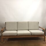 Reupholstered scandinavian sofa