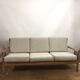 Reupholstered scandinavian sofa