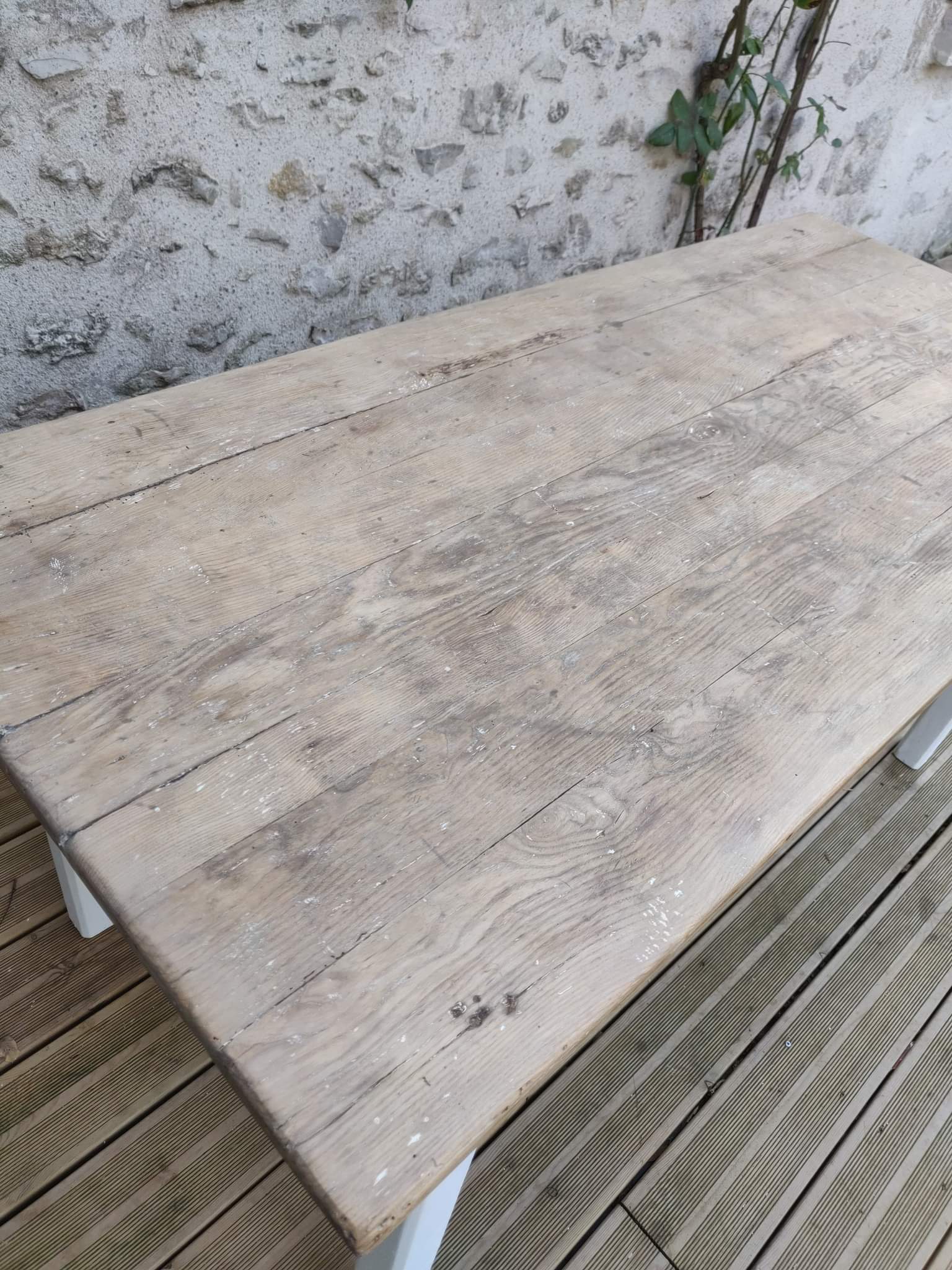 Old farmhouse table