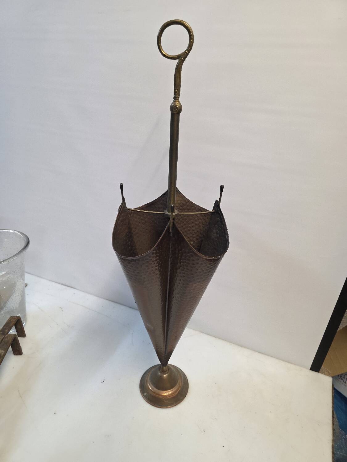 Brass umbrella stand