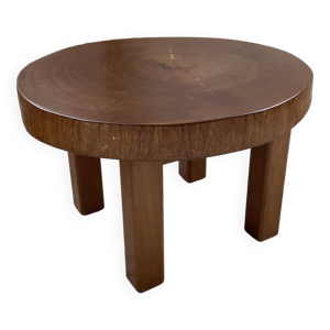 Table brutaliste circulaire