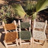 Chaise enfant macramé