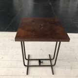 Table d'appoint industrielle en fer