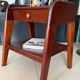 Vintage solid wood bedside table
