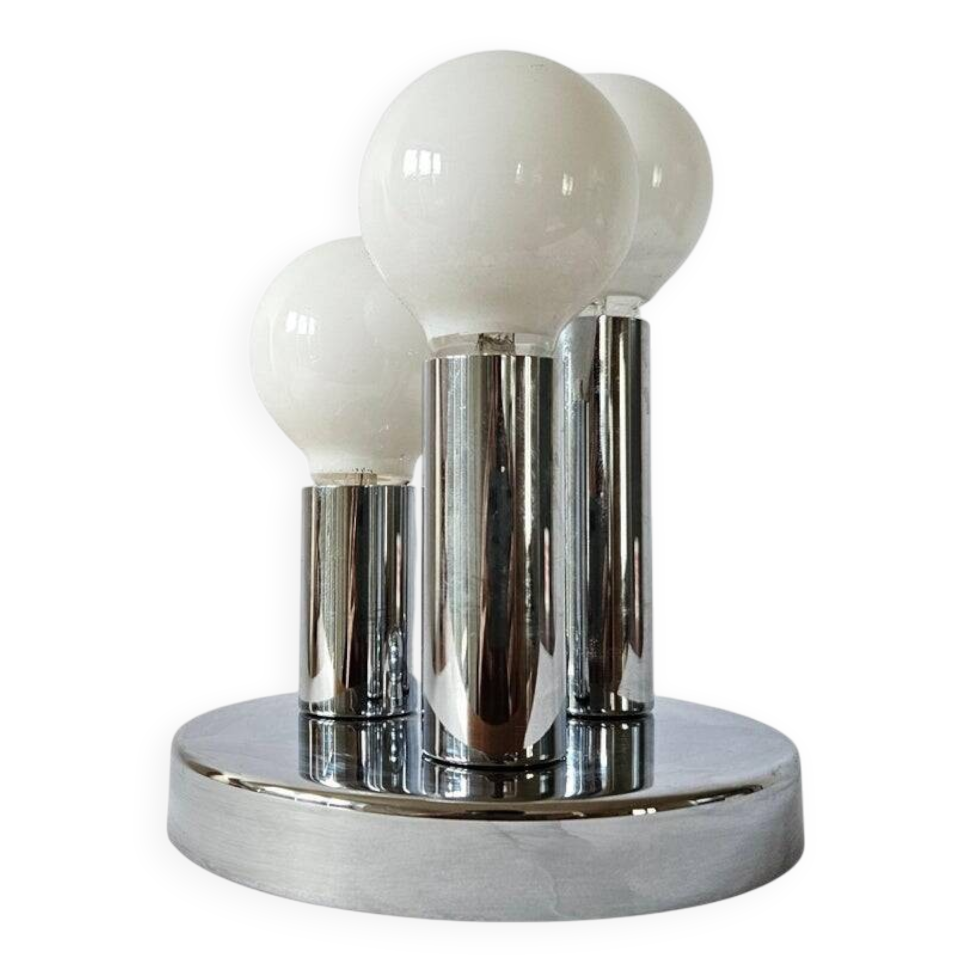 Mid-Century Modern Wall or Ceiling Lamp, Flush Mount, Sölken Leuchten, 1970