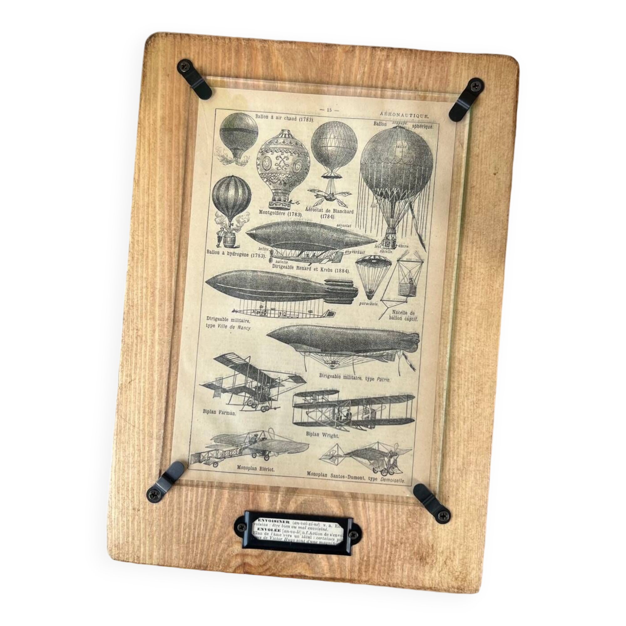 Illustrated Larousse board 1916 • “Aeronautics”