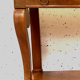 Empire console in walnut and marble top XIX century