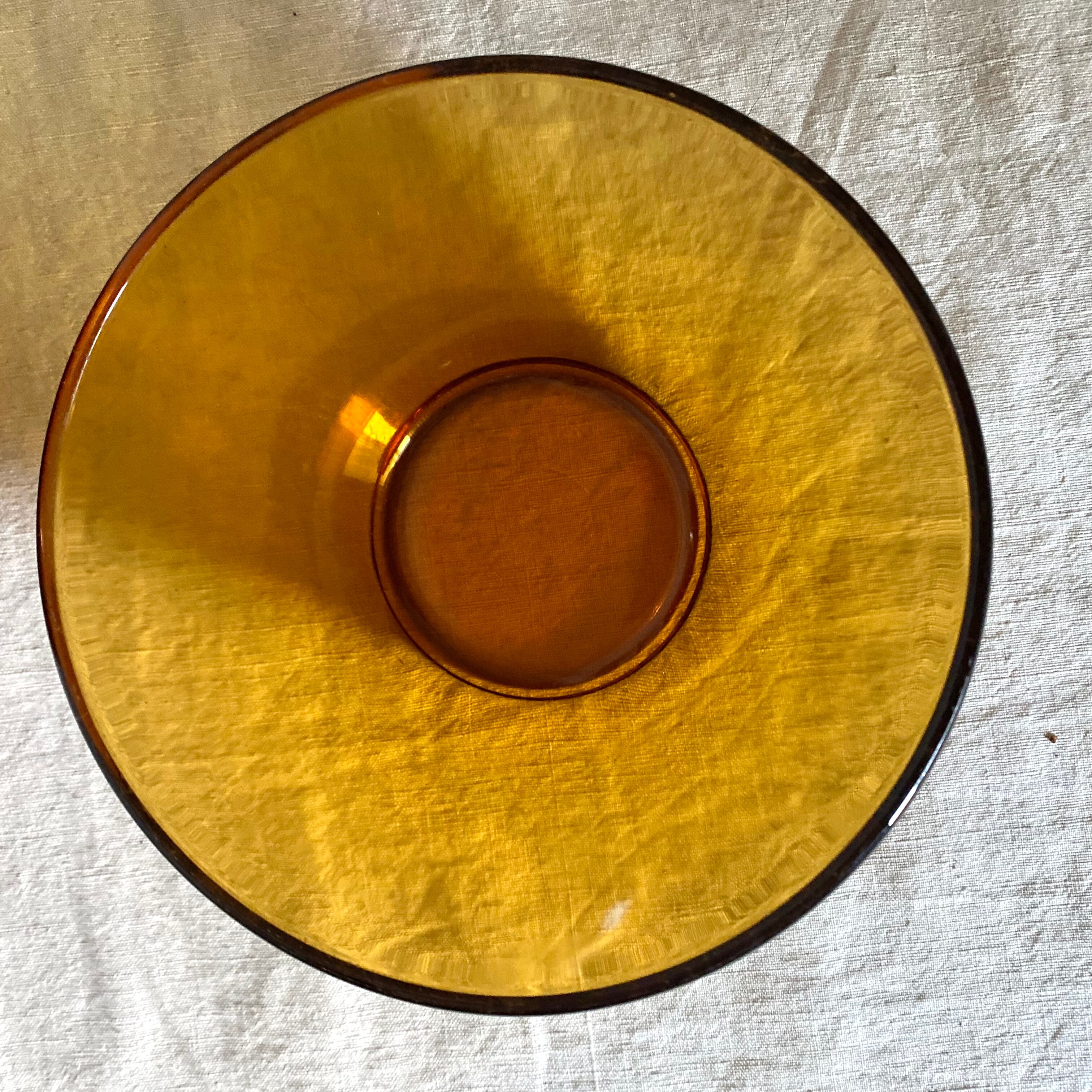 Bols Arcopal en verre ambré