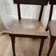 Duo of children's bistro chairs