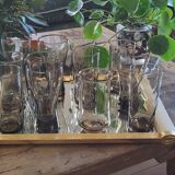 Set de 12 verres long drink 80's