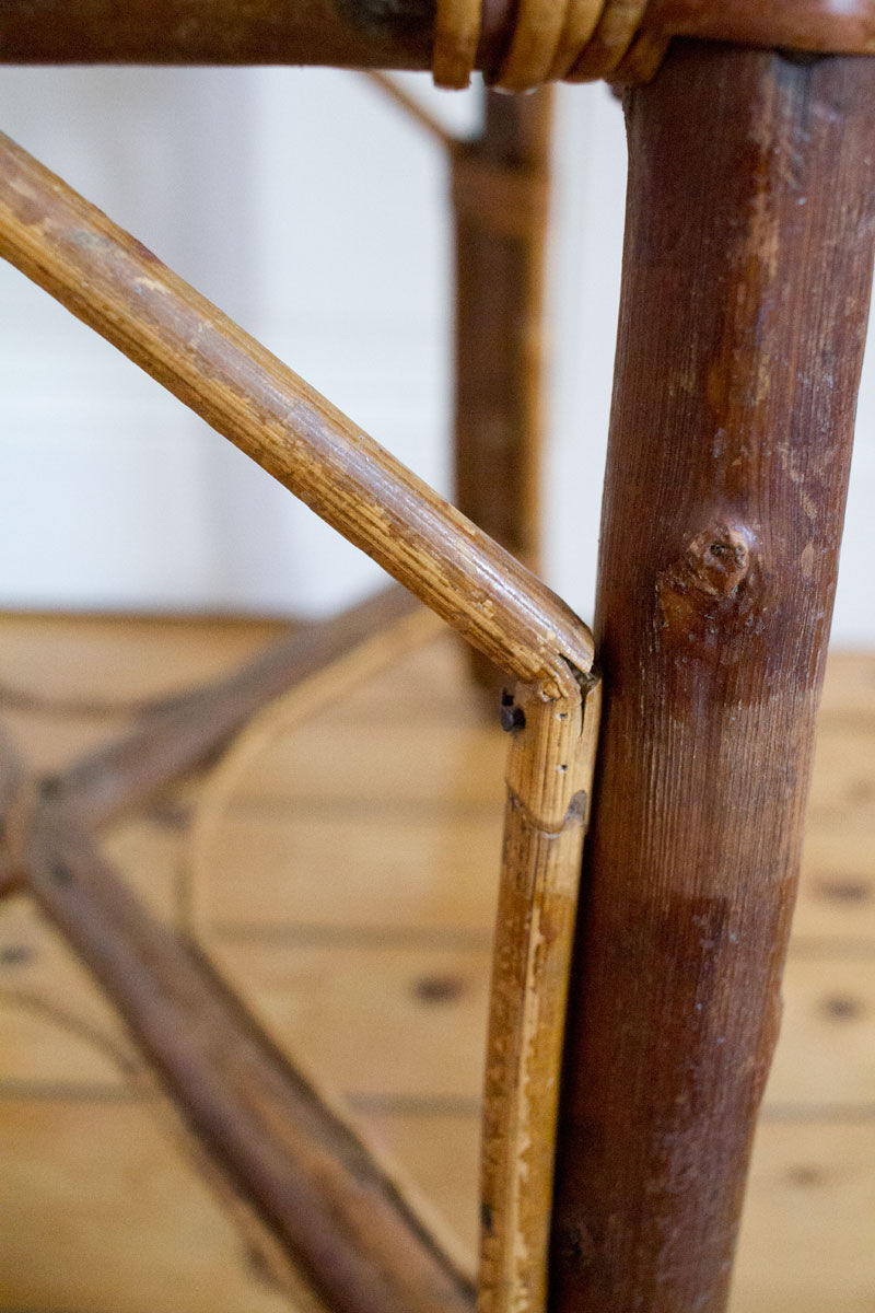Rattan coffee table