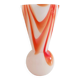 Carlo Moretti Murano Glass Vase, Marbled Decor, Italy, 1960s