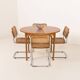 Vintage Italian Cesca chairs 1970s