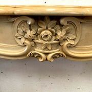 Louis XV style fireplace in natural stone XX century