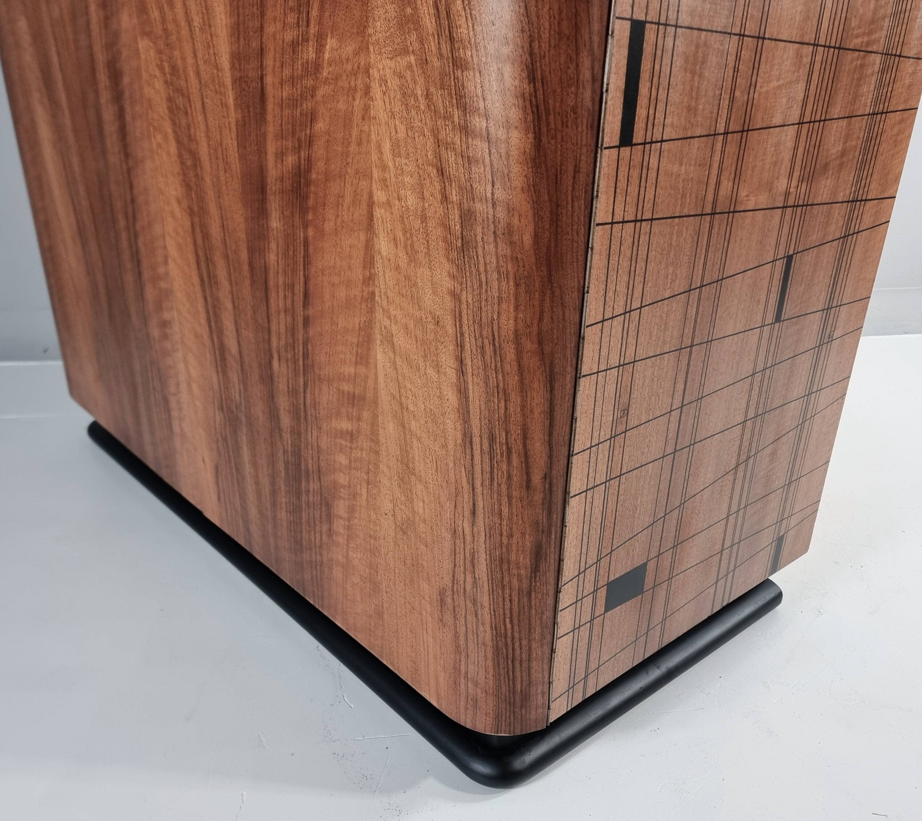 Vintage Walnut Wardrobe, 1960s