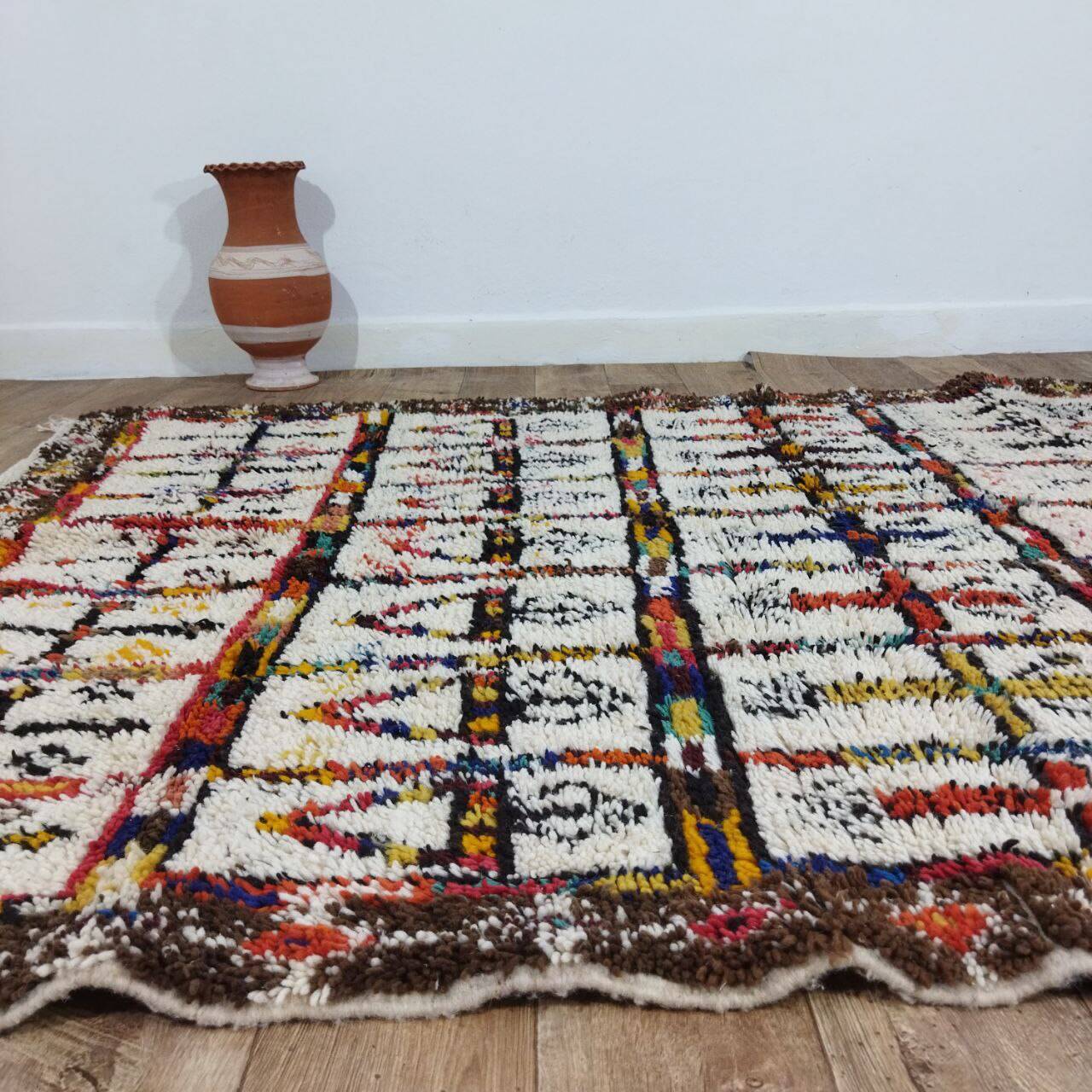 Handmade Moroccan Berber rug 230 X 167 CM