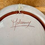 Decorative plate Jean-Claude Malarmey – Porcelain landscape decoration