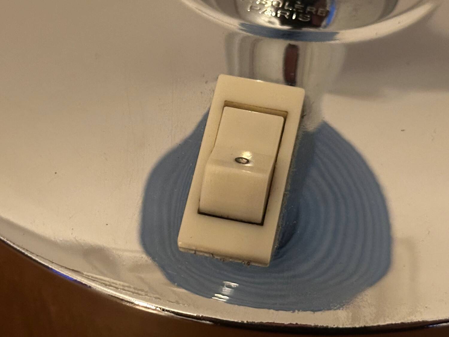 Vintage Art Deco lamp signed Ferdinand Solène Paris France.