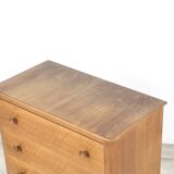 Midcentury Walnut Chest Of Drawers By Gordon Russell.