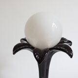Ceramic palm tree lamp, 80s