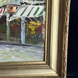 School of Paris, 20th century - Oil on cardboard - The Grands Boulevards