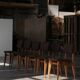 Set of six marcel gascoin chairs model ca, arhec edition.