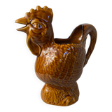 Poet Laval ceramic rooster pitcher