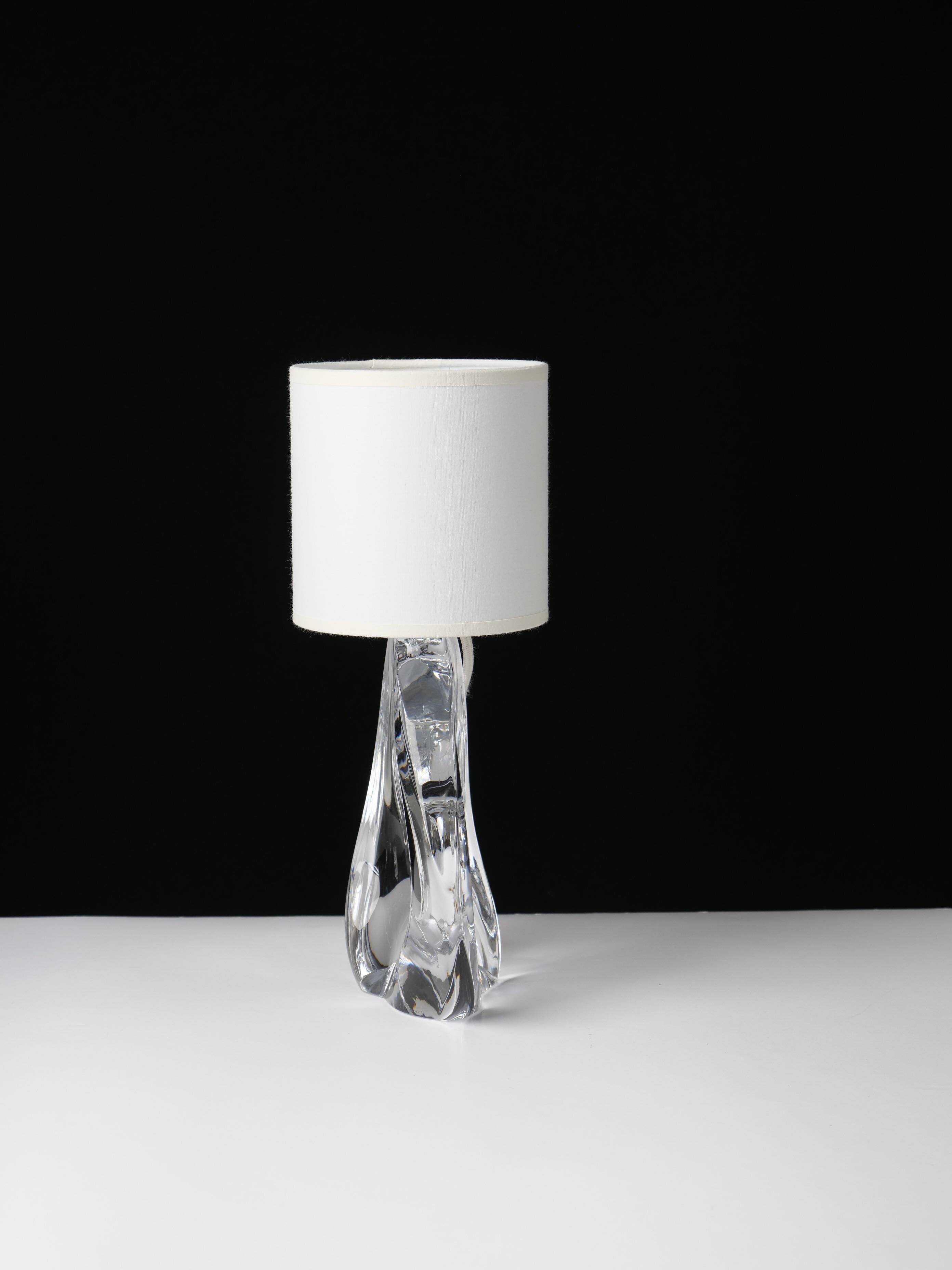 Crystal bedside lamp from daum france