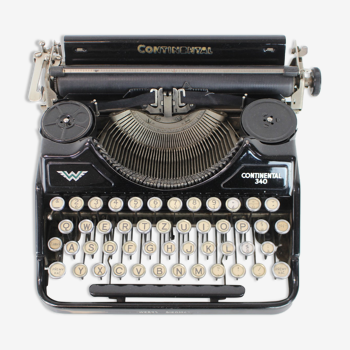 Portable Typewriter Continental 340, Germany 1937