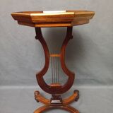 Small Lyre guéridon table, 19th century.