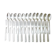 Housewife 24 pieces silver metal 84 g goldsmith mars
