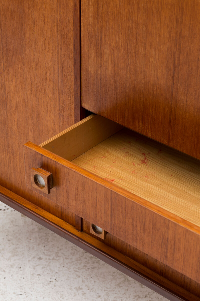 Cabinet de bar par Oswald Vermaercke pour V-form, Belgique, années 1960