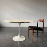 Eero Saarinen Marble Dining Table Tulip by Knoll International 70s